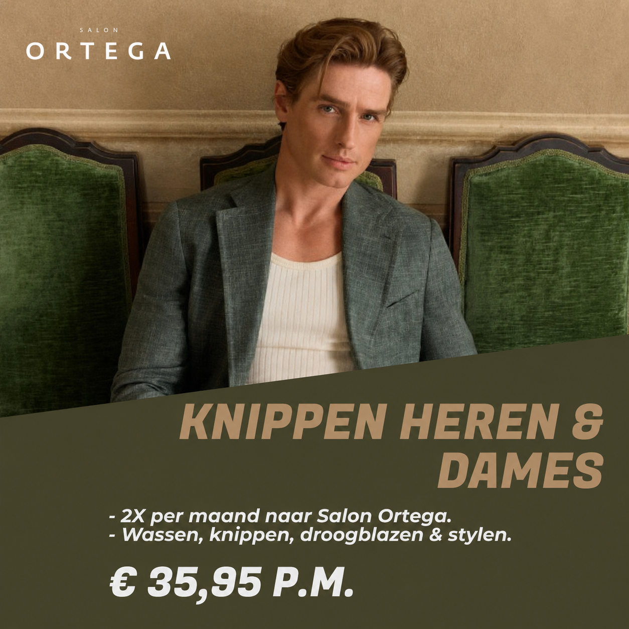 Knippen dames & heren € 35,95